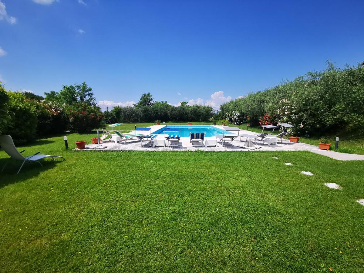 Casa Ghirlanda Con Piscina E Campo Da Tennis Lazise Exterior foto
